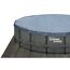 Aufstellpool 'Elite Frame' Rattan-Optik grau Ø 488 x 122 cm