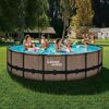 Frame-Pool-Set 'Elite Frame' Ø 488 x 122 cm mit Filterpumpe und Sicherheitsleiter