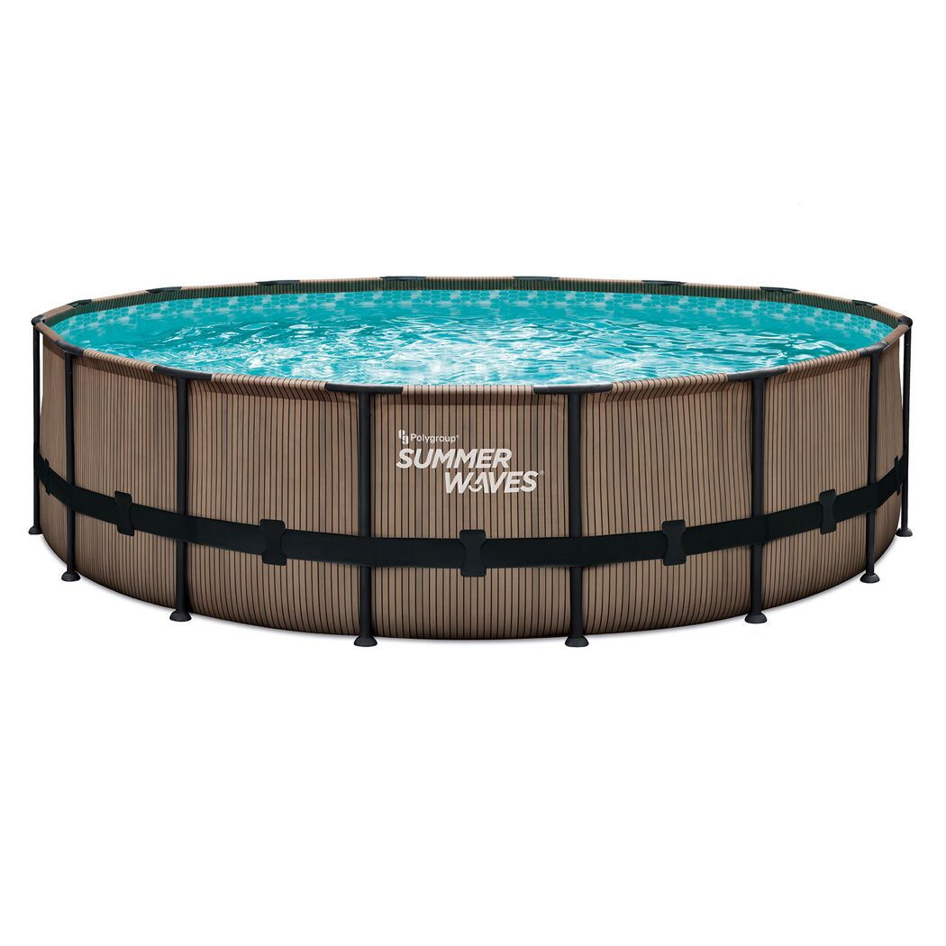 Frame-Pool-Set 'Elite Frame' Ø 488 x 122 cm mit Filterpumpe und Sicherheitsleiter