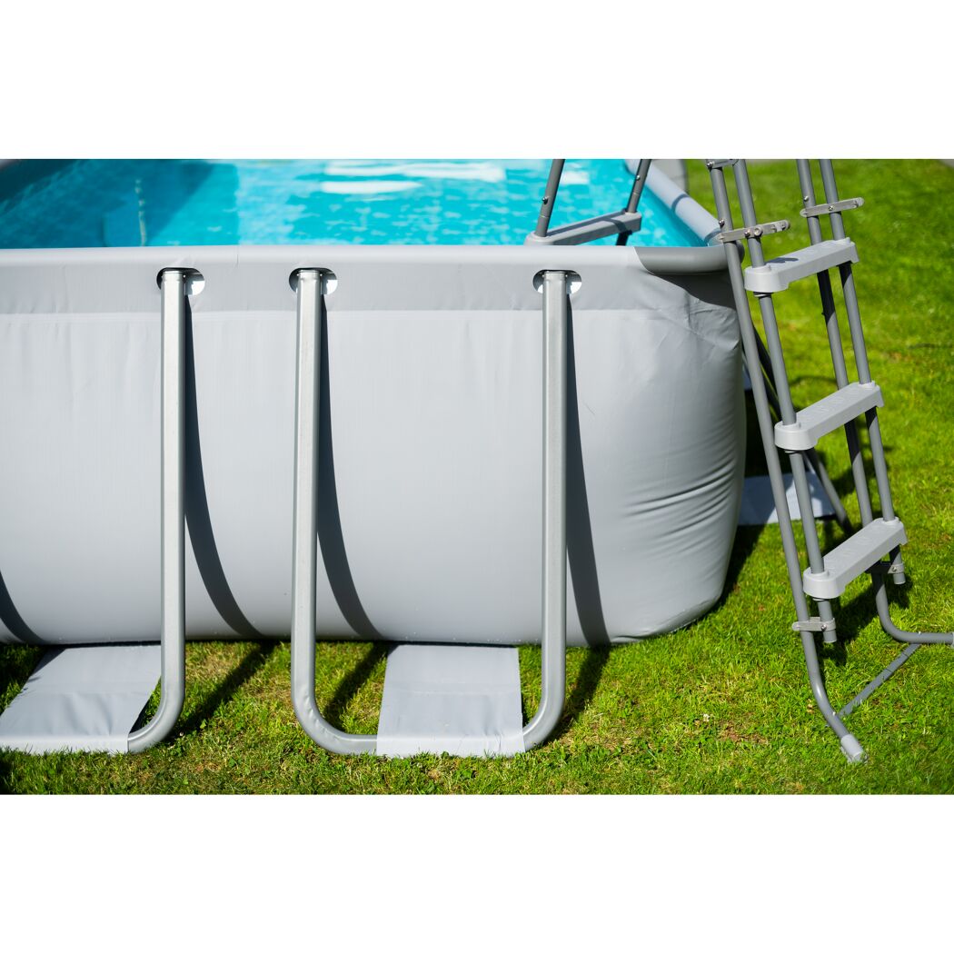 Aufstellpool 'Elite Frame' grau 400 x 200 x 100 cm