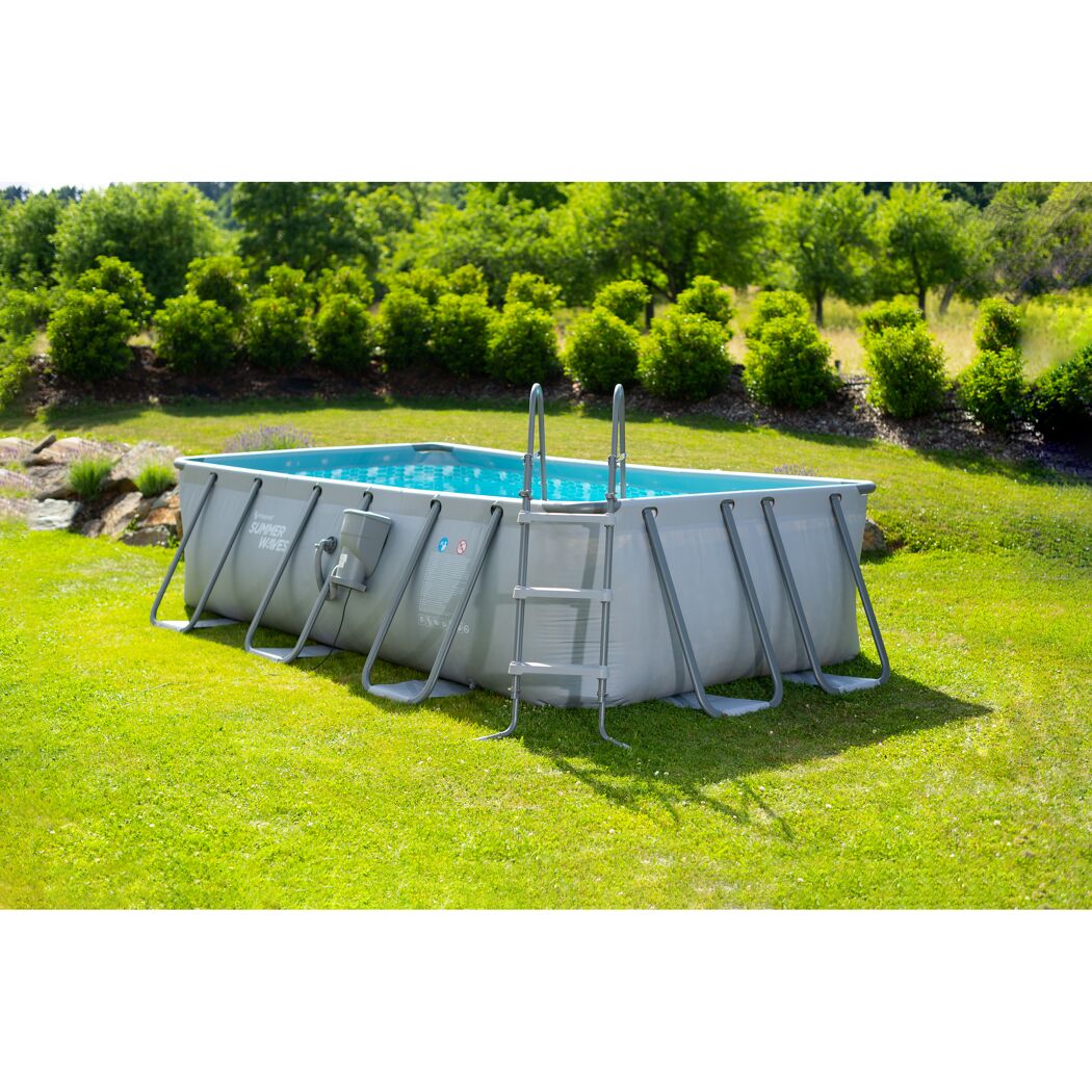 Aufstellpool 'Elite Frame' grau 400 x 200 x 100 cm