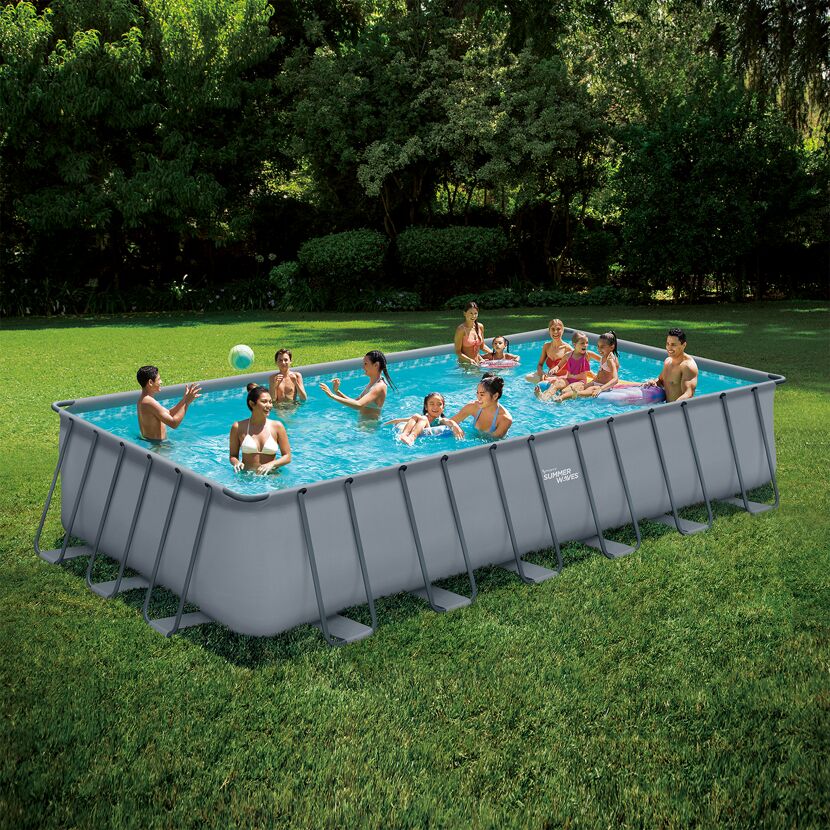 Frame-Pool-Set 'Elite' 732 x 366 x 132 cm mit Einstiegsleiter und Sandfilter