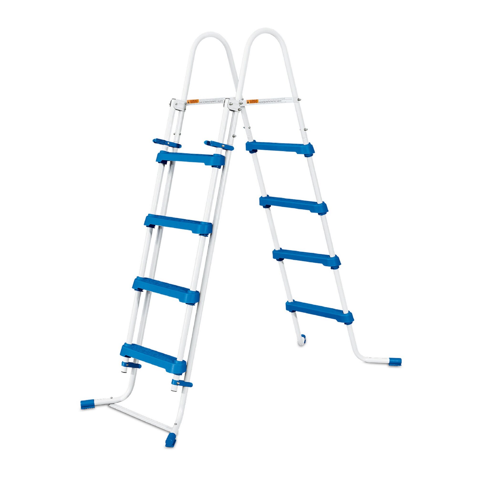 Blau-weiße Poolleiter