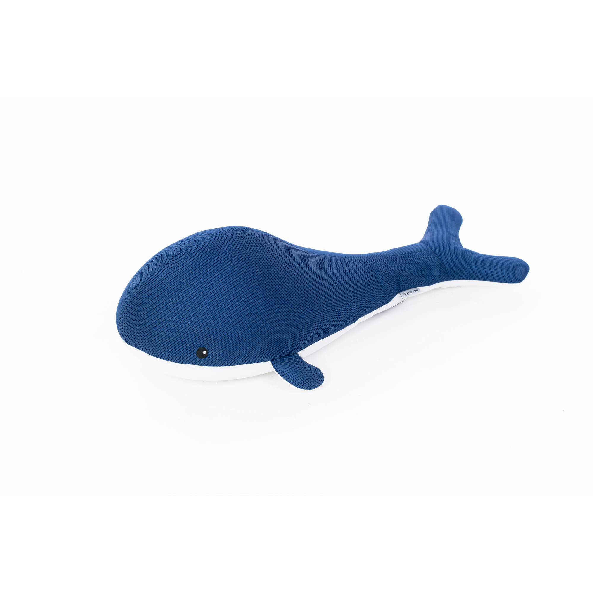 Schwimmtier 'Buddy Wal' blau Textil 50 x 104 x 38 cm