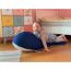 Schwimmtier 'Buddy Wal' blau Textil 50 x 104 x 38 cm