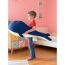 Schwimmtier 'Buddy Wal' blau Textil 50 x 104 x 38 cm