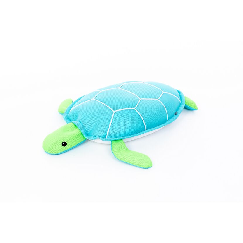 Schwimmtier 'Buddy Schildkröte' blau Textil 82 x 100 x 15 cm