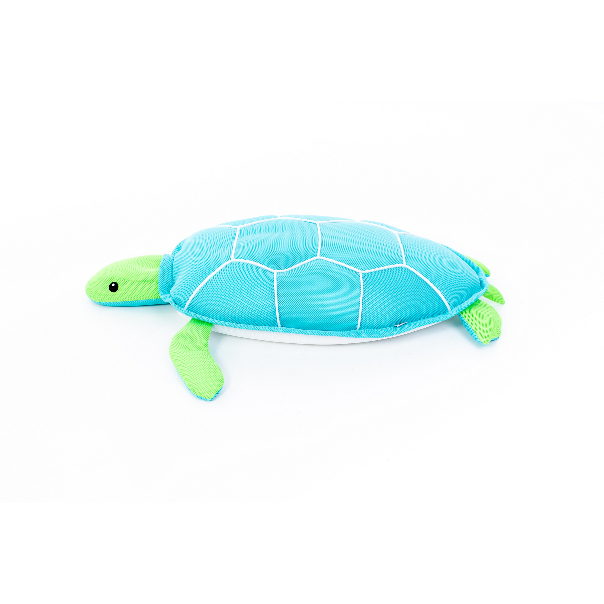 Schwimmtier 'Buddy Schildkröte' blau Textil 82 x 100 x 15 cm