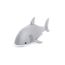 Schwimmtier 'Buddy Hai' grau Polyester 45 x 111 x 38 cm