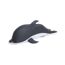 Schwimmtier 'Buddy Delfin' grau Textil 40 x 102 x 36 cm