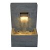 Wasserfall 'Posada' mit LED-Beleuchtung 40 x 61 x 61 cm
