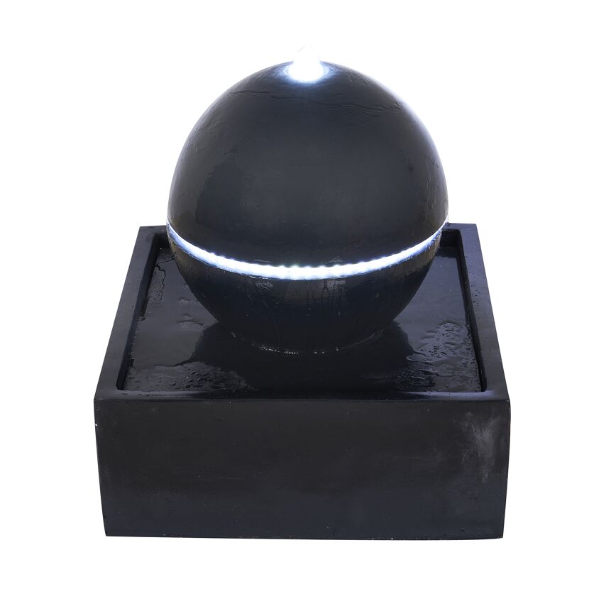 Wasserspiel 'Tripoli' mit LED-Beleuchtung 50 x 53 x 50 cm