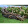 Bachlauf 'Avisio' in Holzoptik mit LED-Beleuchtung 199 x 52 x 70 cm