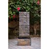 Schieferbrunnen im Garten