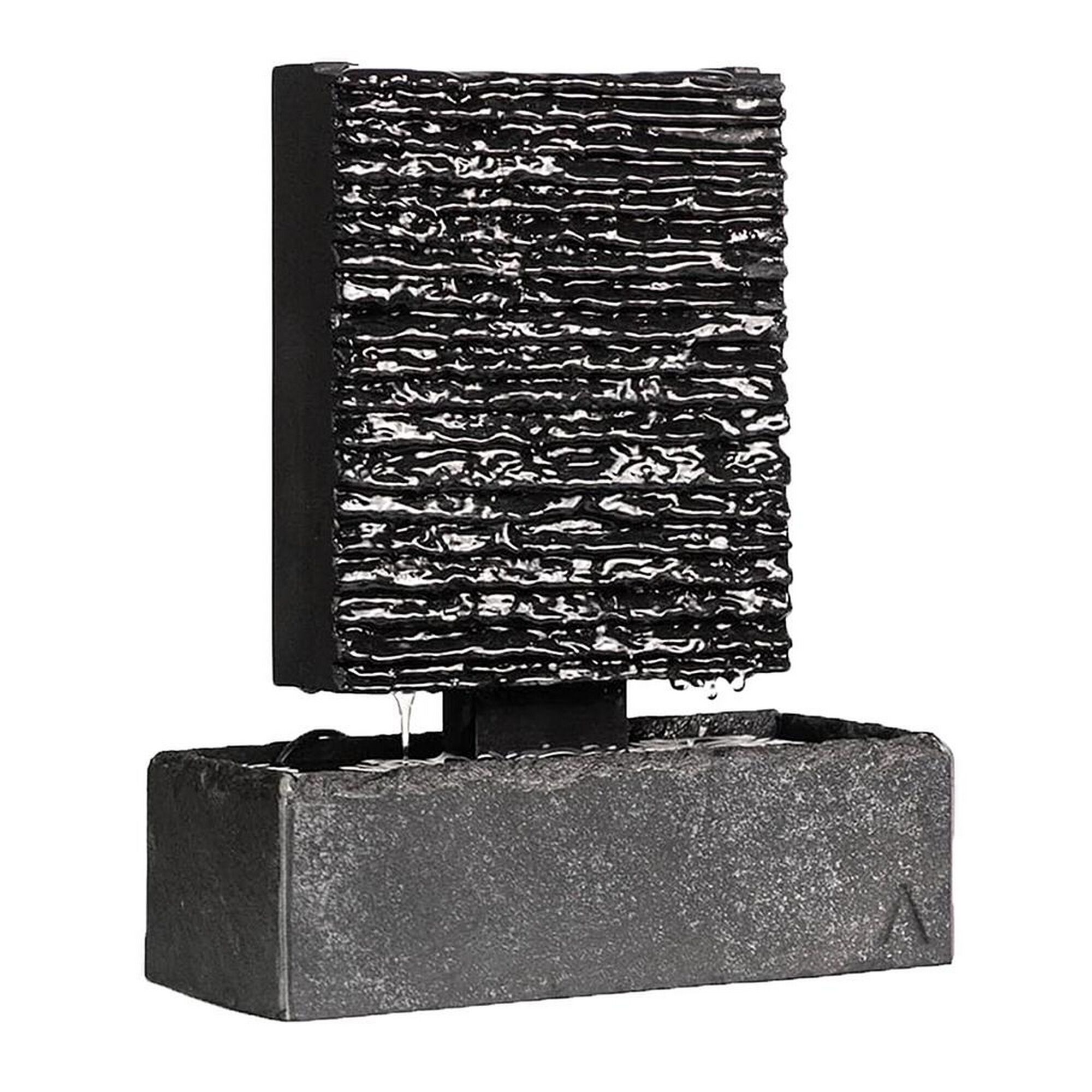 Zimmerbrunnen mit welliger Oberfläche