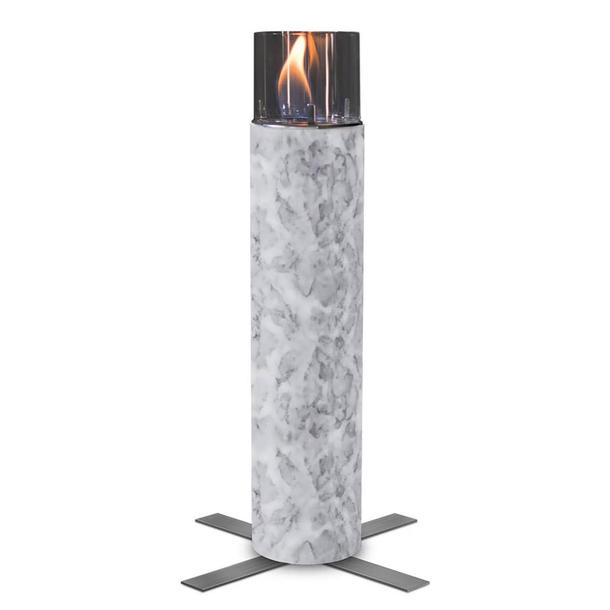 Vase aus Marmor weiß 10,5 x 36 x 10,5 cm + product picture