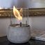 Dekofeuer mit Flamme im Glas