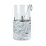 Windlicht aus Glas und Marmor