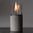 Dekofeuer mit Flamme im Glas