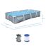 Rechteckiger Gartenpool mit Filterpumpe