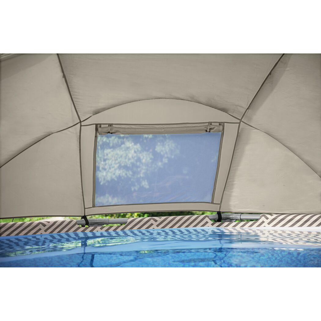 Frame-Pool 'Steel Pro MAX' Ø 396 x 107 cm mit Filterpumpe