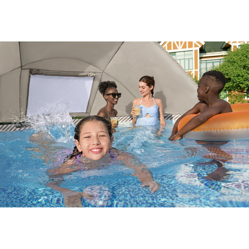 Frame-Pool 'Steel Pro MAX' Ø 396 x 107 cm mit Filterpumpe