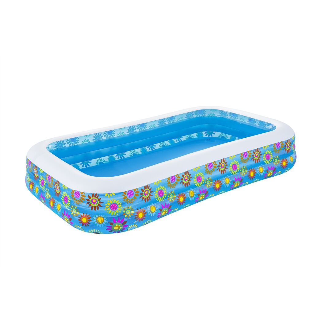 Fast Set-Pool 'Family Pool Funky Floral' 305 x 183 x 56 cm
