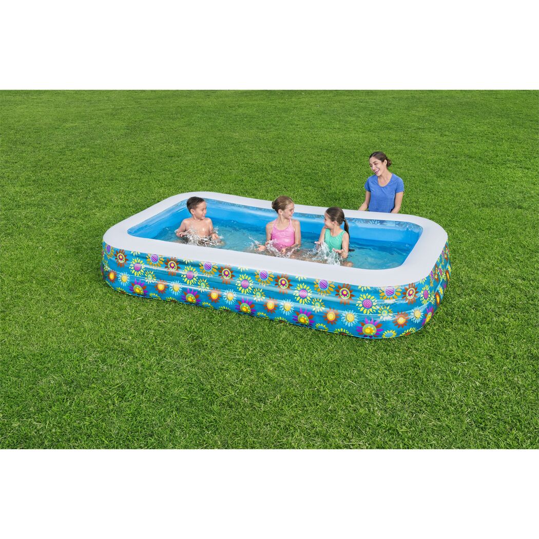 Fast Set-Pool 'Family Pool Funky Floral' 305 x 183 x 56 cm