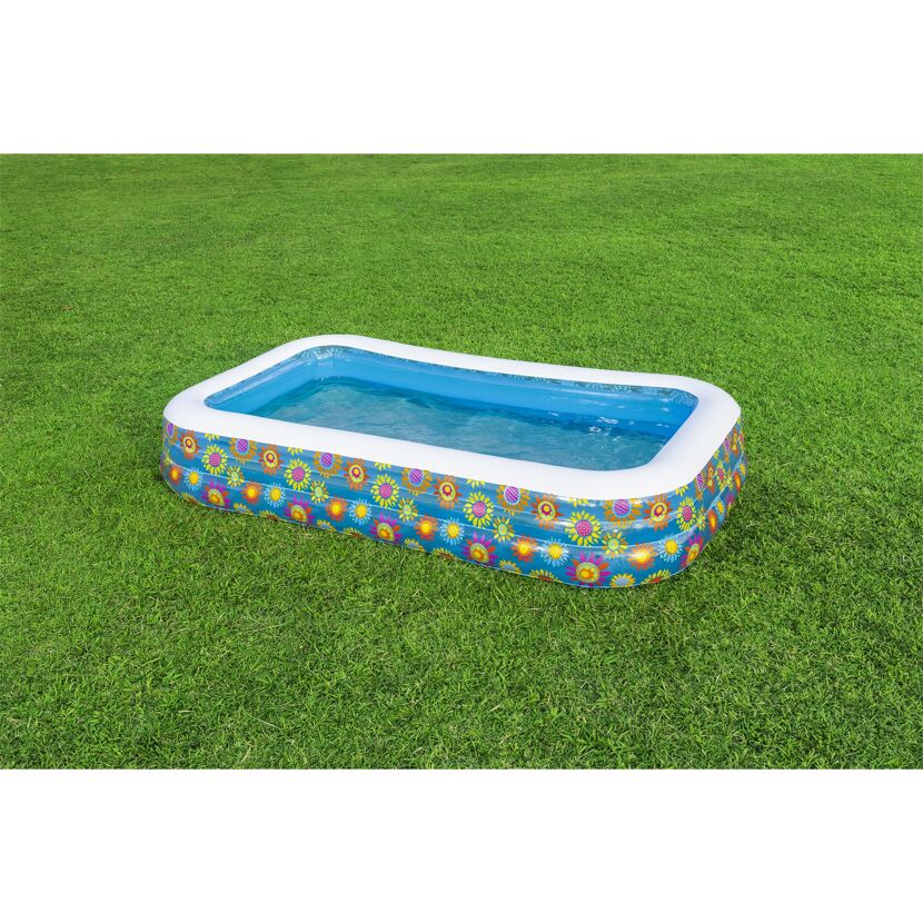 Fast Set-Pool 'Family Pool Funky Floral' 305 x 183 x 56 cm