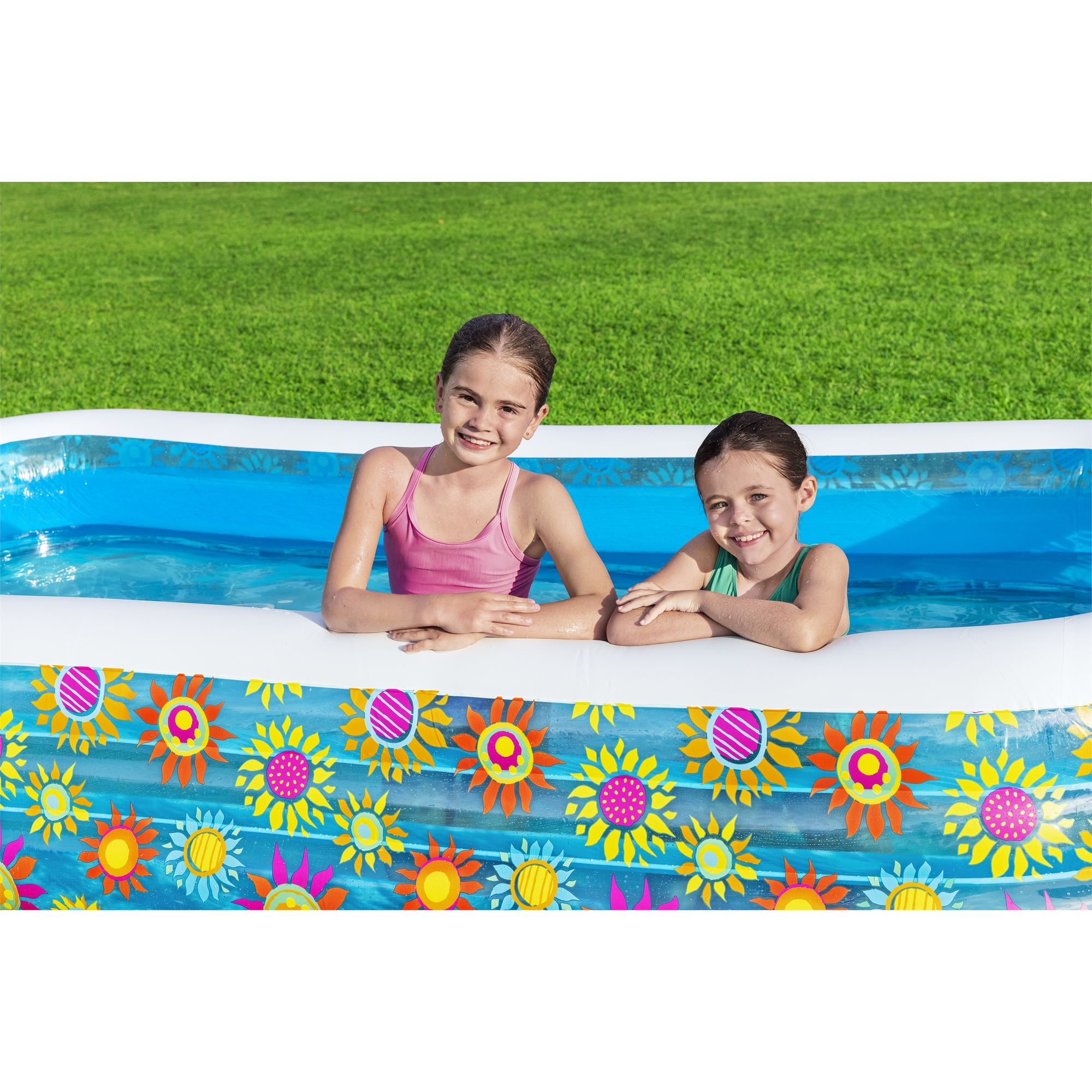 Fast Set-Pool 'Family Pool Funky Floral' 305 x 183 x 56 cm + product picture