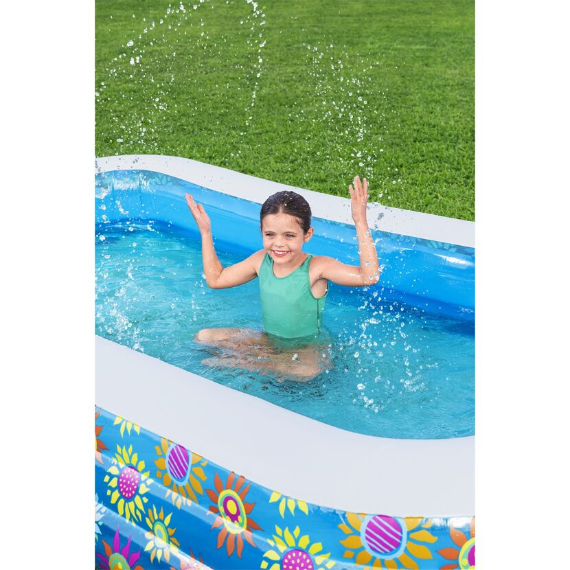 Fast Set-Pool 'Family Pool Funky Floral' 305 x 183 x 56 cm