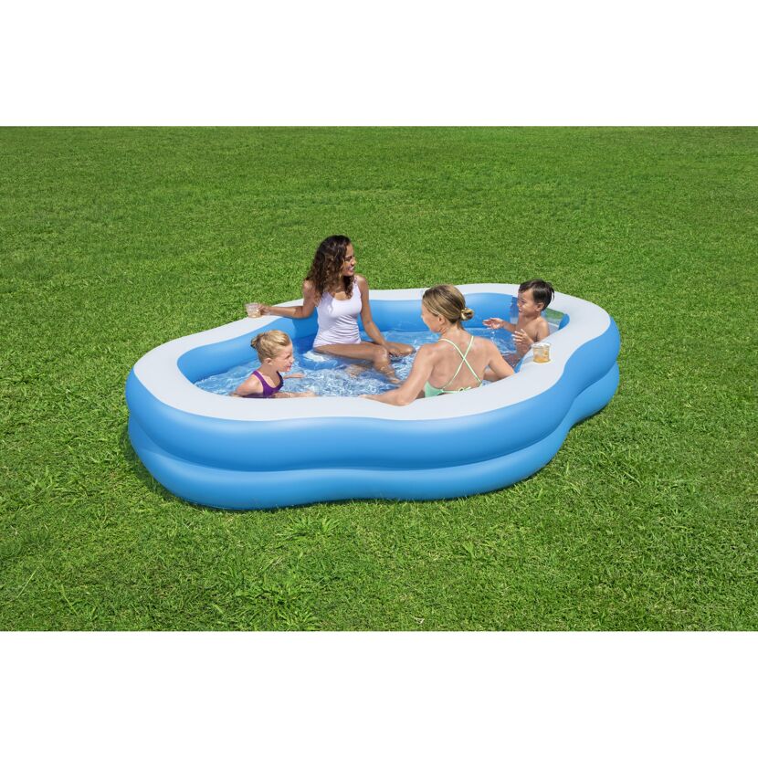 Fast Set-Pool 'Family Pool Splash View' 270 x 198 x 51 cm mit Seitenfenster