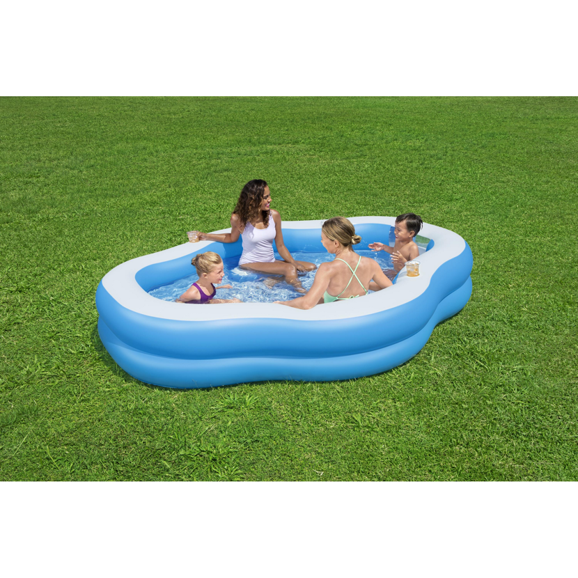 Fast Set-Pool 'Family Pool Splash View' 270 x 198 x 51 cm mit Seitenfenster