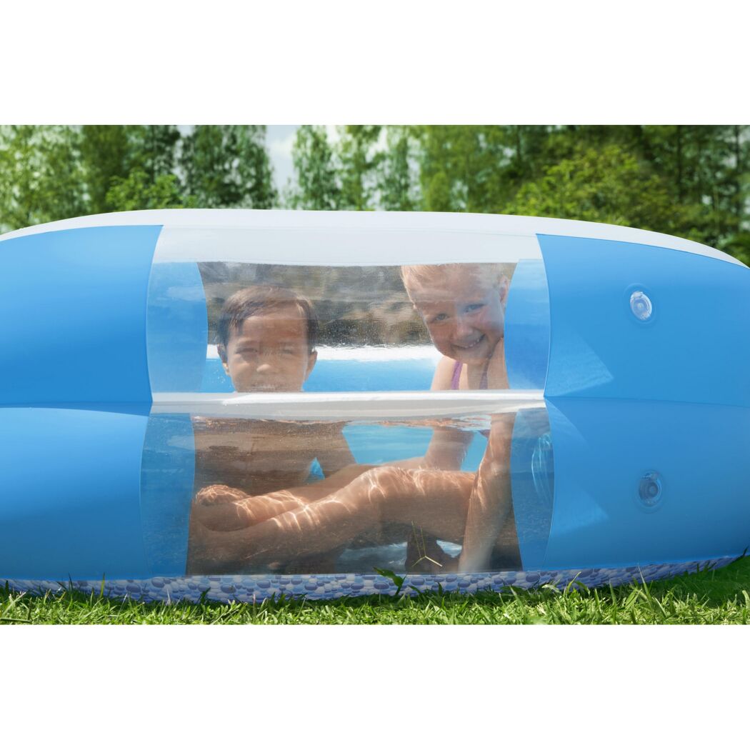 Fast Set-Pool 'Family Pool Splash View' 270 x 198 x 51 cm mit Seitenfenster