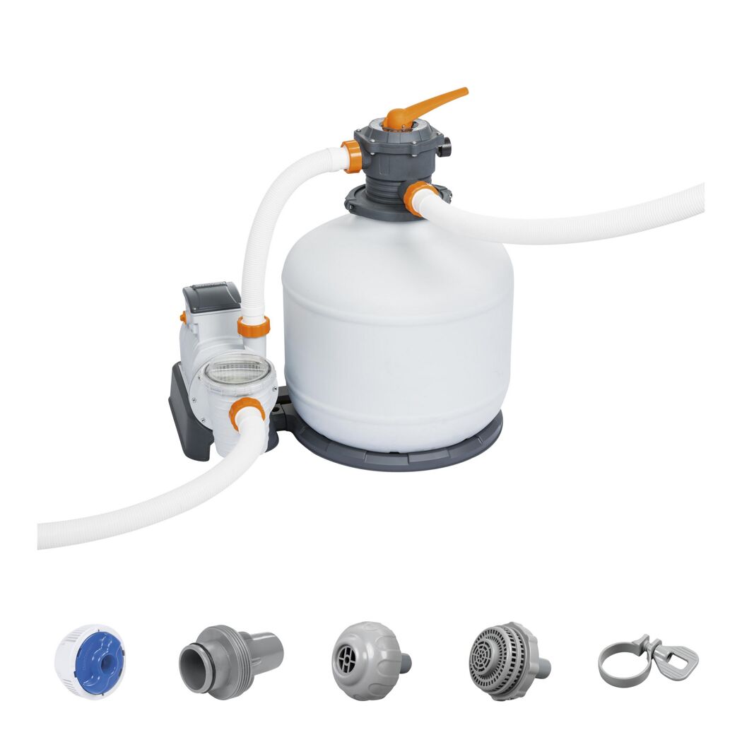 Sandfilteranlage mit Pumpe und Zubehör