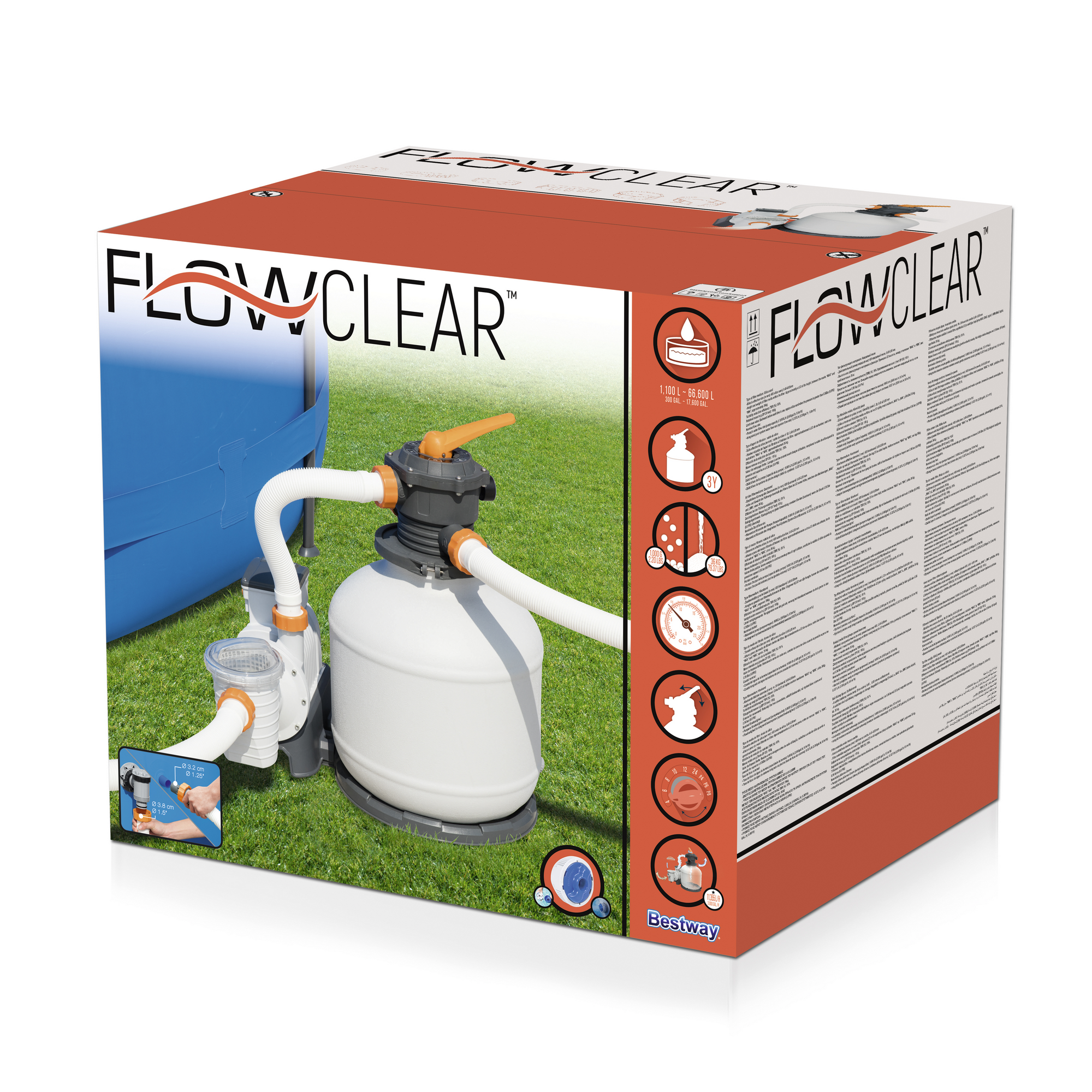 Sandfilteranlage 'Flowclear' 11.355 l/h mit Zeitschaltuhr + product picture