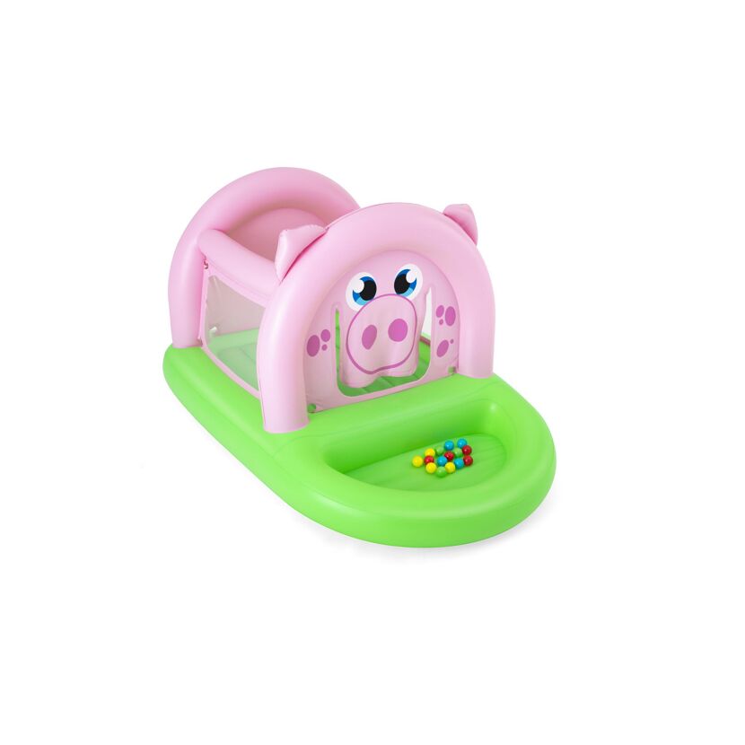 Aufblasbare Hüpfburg in Schweineform
