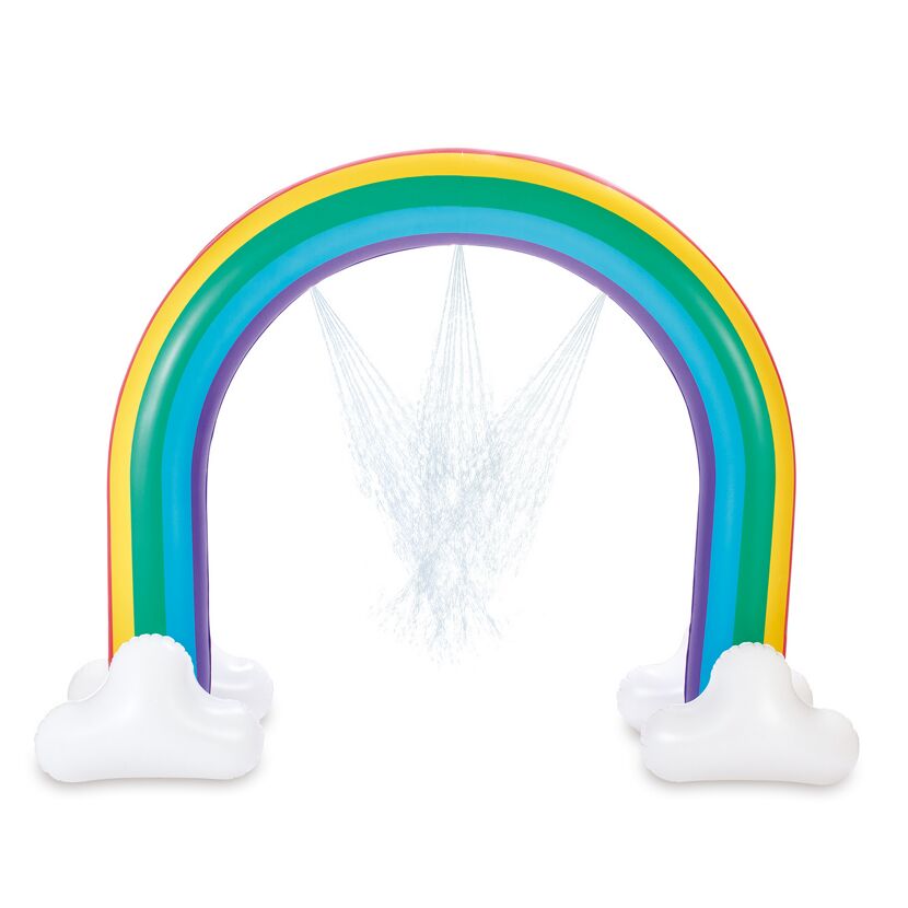 Regenbogenförmige Wasserdusche