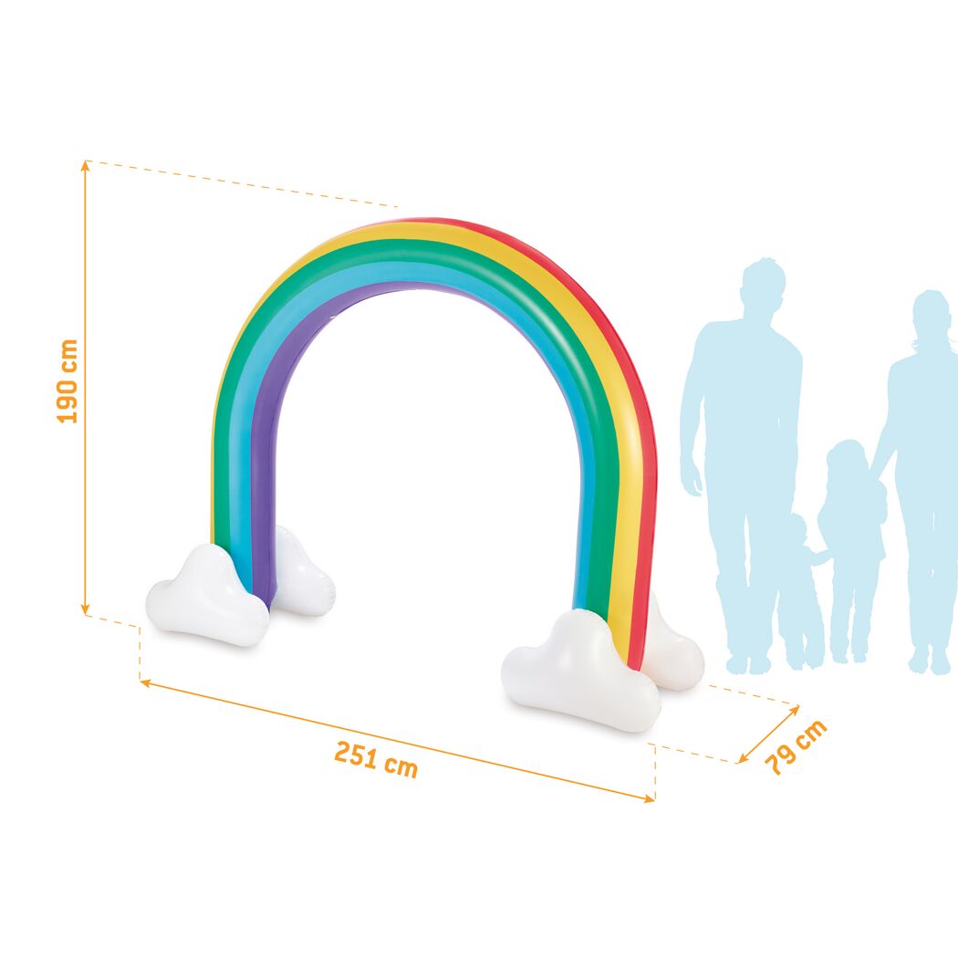 Großer aufblasbarer Regenbogen