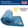 Blaue Solarplane für Pools