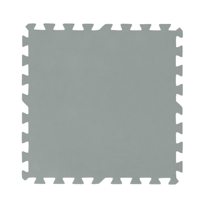 Pool-Bodenschutzfliesen grau 9 Stück á 50 x 50 cm