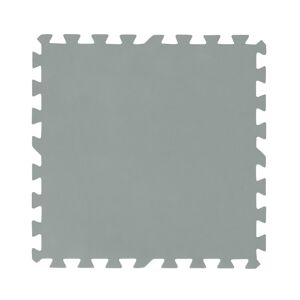 Pool-Bodenschutzfliesen grau 9 Stück á 50 x 50 cm