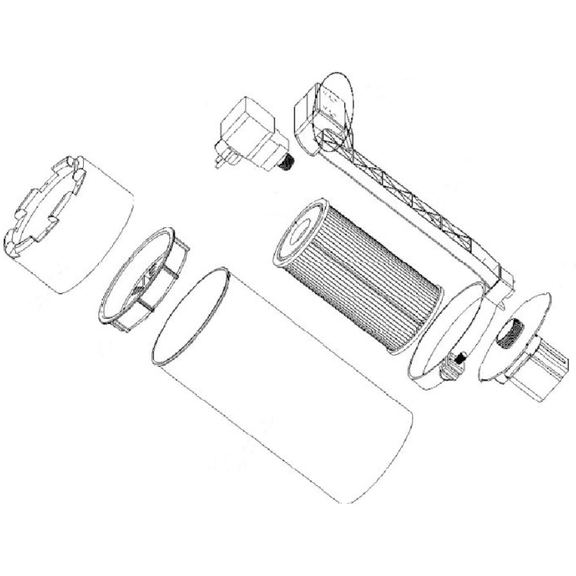 Einhängekartuschenfilter 1,7 m³/h