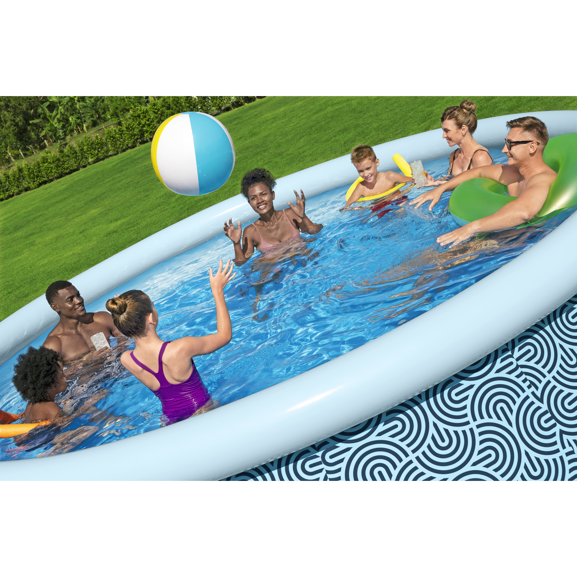 Aufstellpool-Set 'Fast Set™' Ø 457 x 107 cm mit Filterpumpe