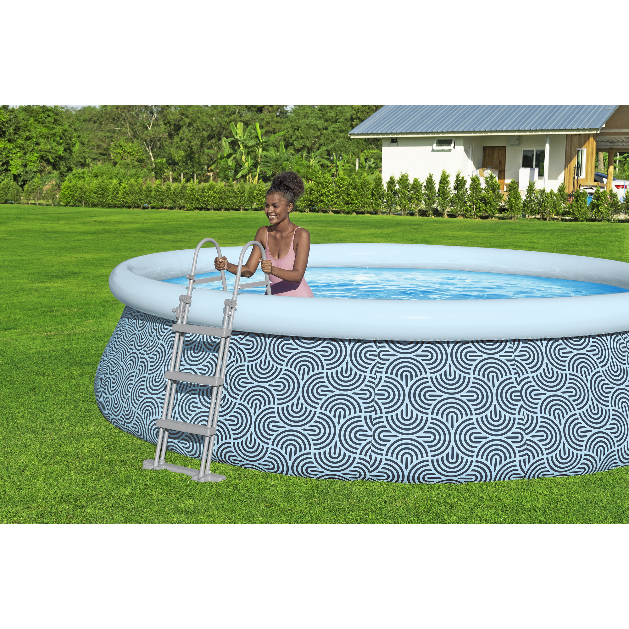 Aufstellpool-Set 'Fast Set™' Ø 457 x 107 cm mit Filterpumpe + product picture