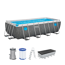 Frame-Pool-Set 'Steel Pro MAX™ Splashview™' 488 x 244 x 122 cm mit Filterpumpe