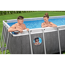 Frame-Pool-Set 'Steel Pro MAX™ Splashview™' 488 x 244 x 122 cm mit Filterpumpe