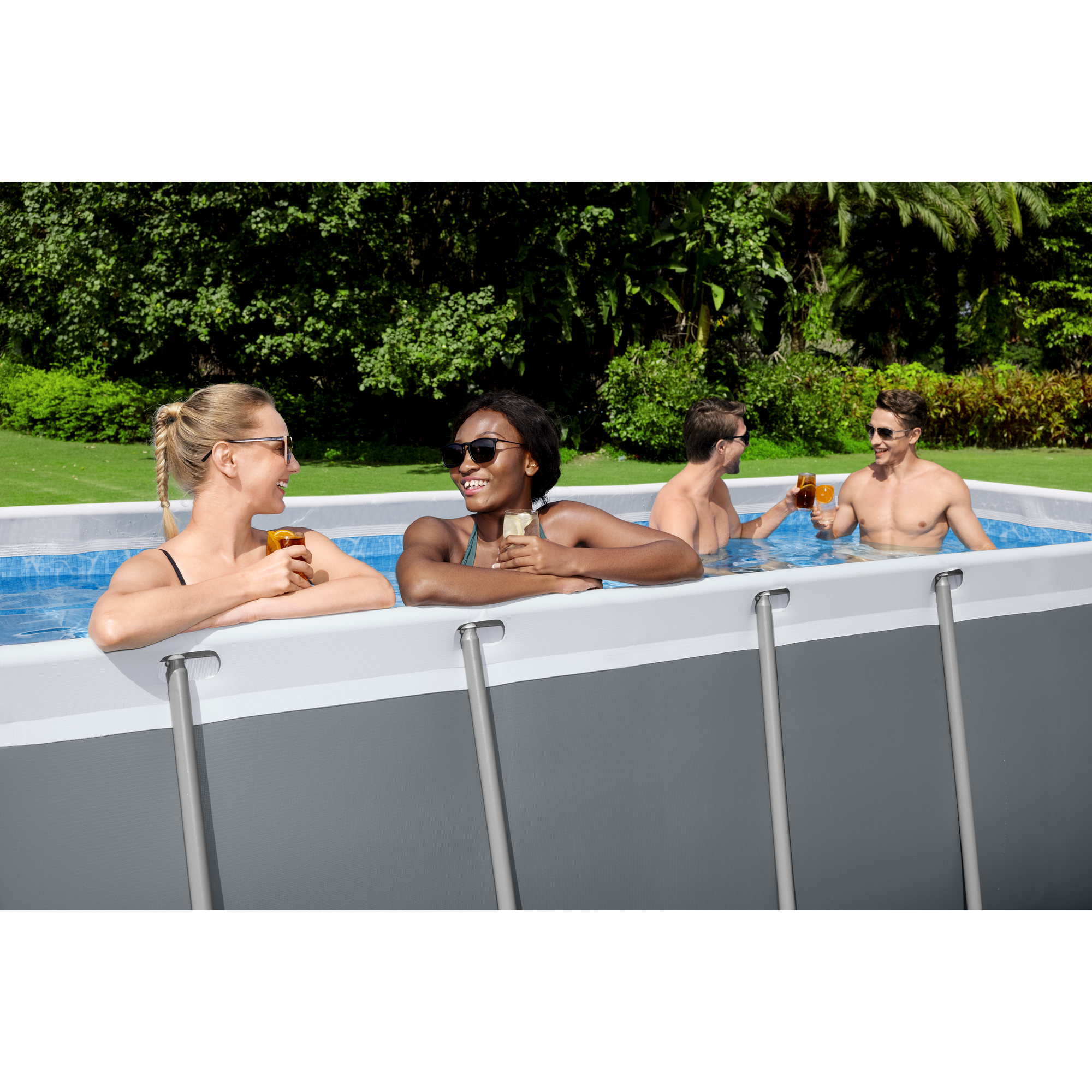 Frame-Pool-Set 'Steel Pro MAX™' 412 x 201 x 122 cm mit Filterpumpe