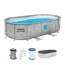 Frame-Pool-Set 'Steel Pro MAX™ Splashview™' 427 x 250 x 100 cm mit Filterpumpe