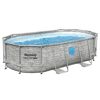 Frame-Pool-Set 'Steel Pro MAX™ Splashview™' 427 x 250 x 100 cm mit Filterpumpe
